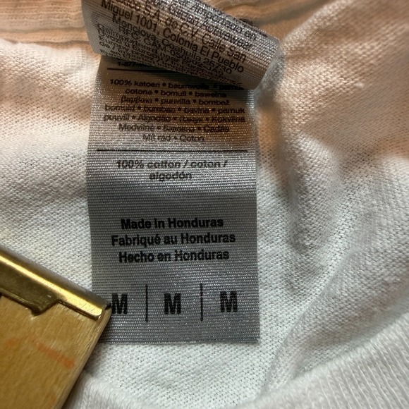 Looney Tunes Graphic Print Shirt‎ by Gilden Heavy Cotton White Men's Size Medium - Picture 8 of 9